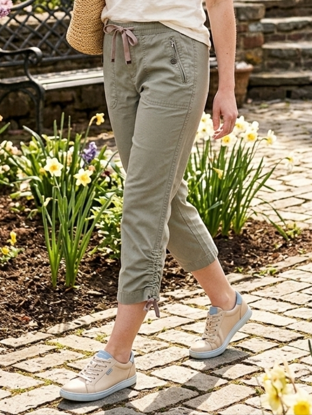 ⭐️3/$25⭐️ Lady Hathaway Women's Cotton Blend Casual Capri Size 8